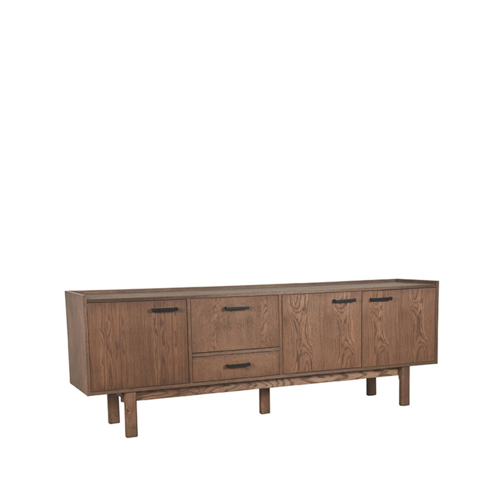 Eiken dressoir Cali smoked 220cm