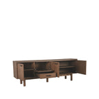 Eiken dressoir Cali smoked 220cm