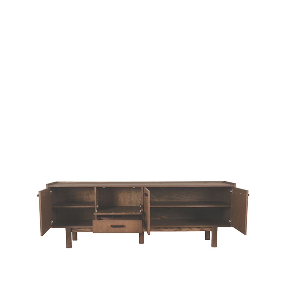 Eiken dressoir Cali smoked 220cm