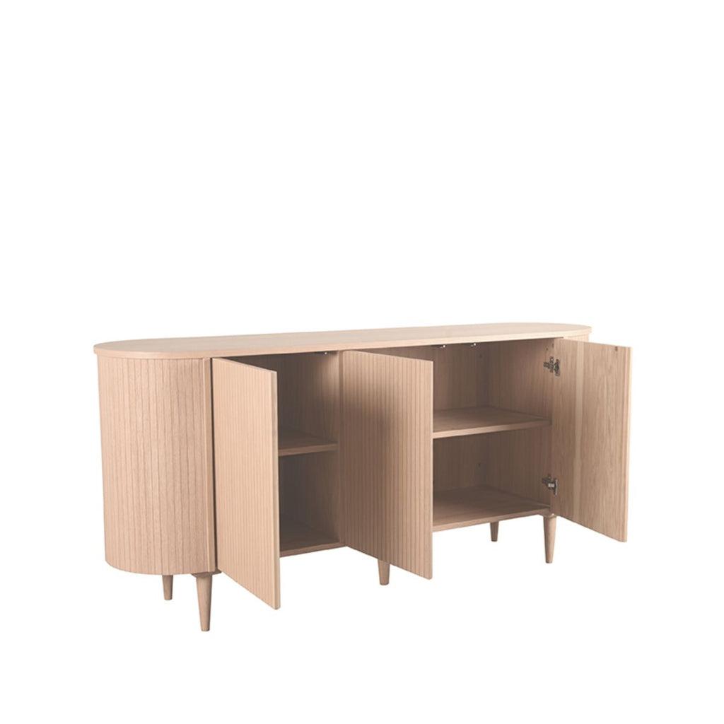 Eiken dressoir Oliva naturel 180cm