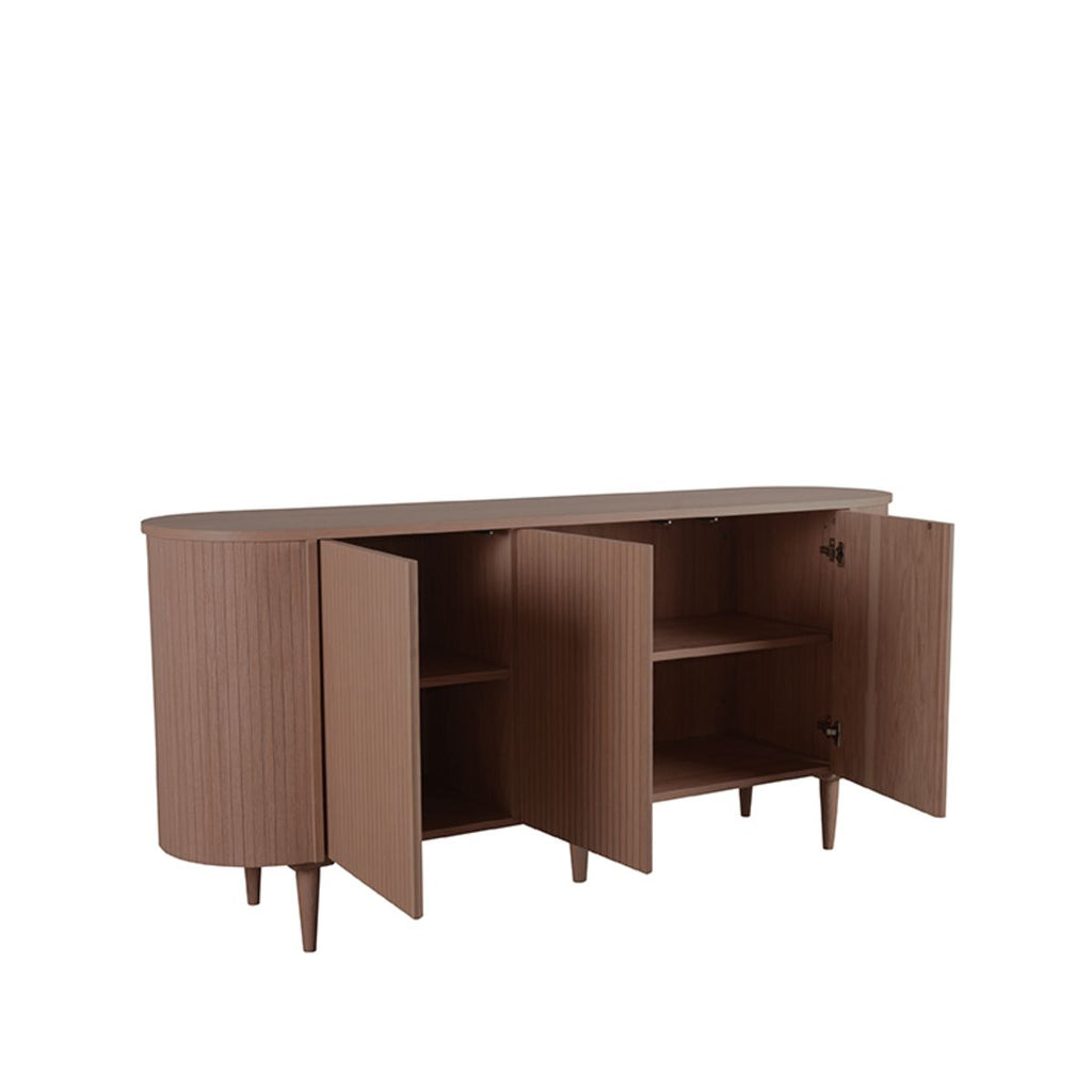 Eiken dressoir Oliva walnoot 180cm