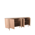 Eiken dressoir Oliva naturel 220cm