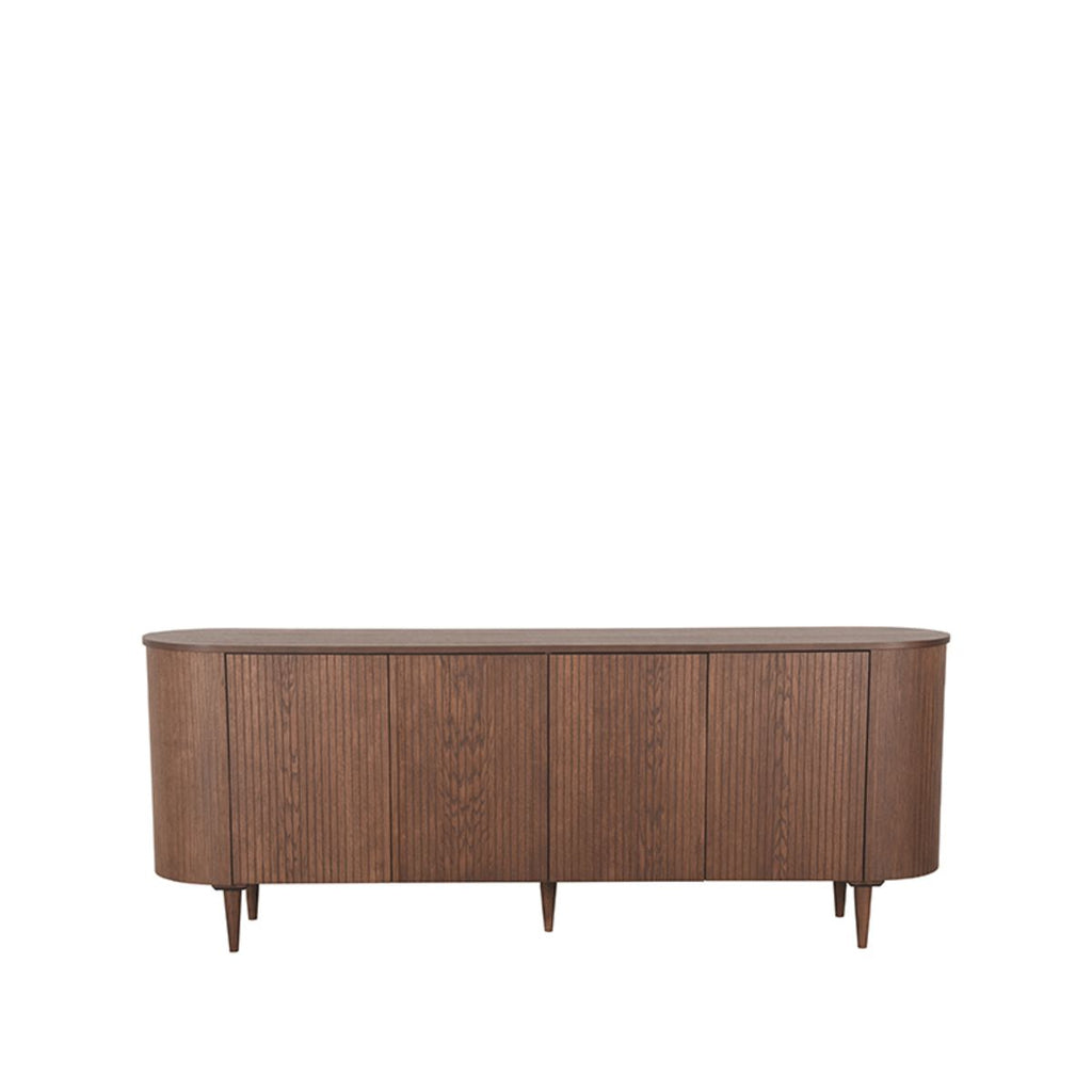 Eiken dressoir Oliva walnoot 220cm