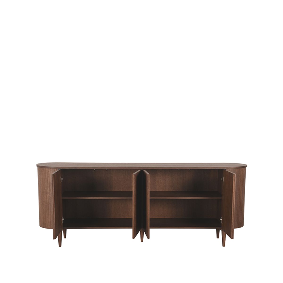 Eiken dressoir Oliva walnoot 220cm