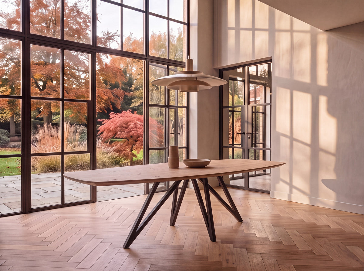 Zweeds ovale eiken eettafel Bjarni
