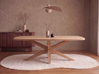 Deens ovale eiken eettafel Anja