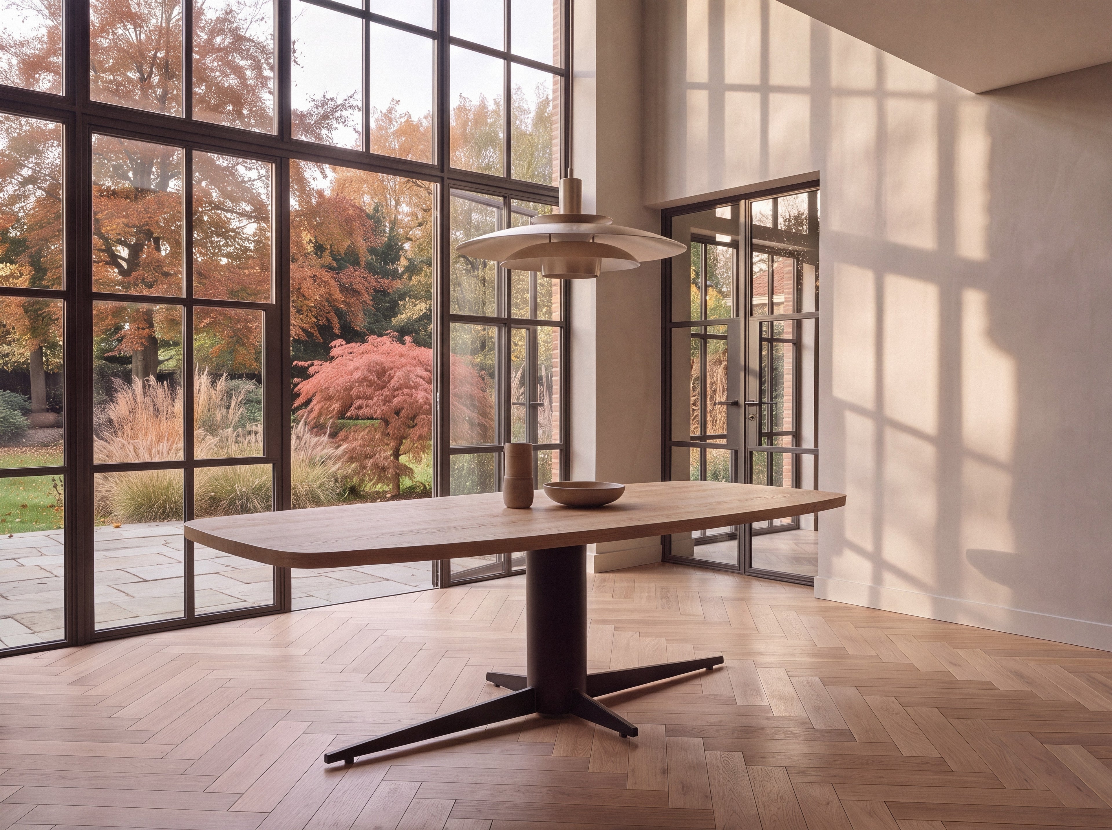 Deens ovale eiken eettafel Iver