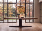 Deens ovale eiken eettafel Iver