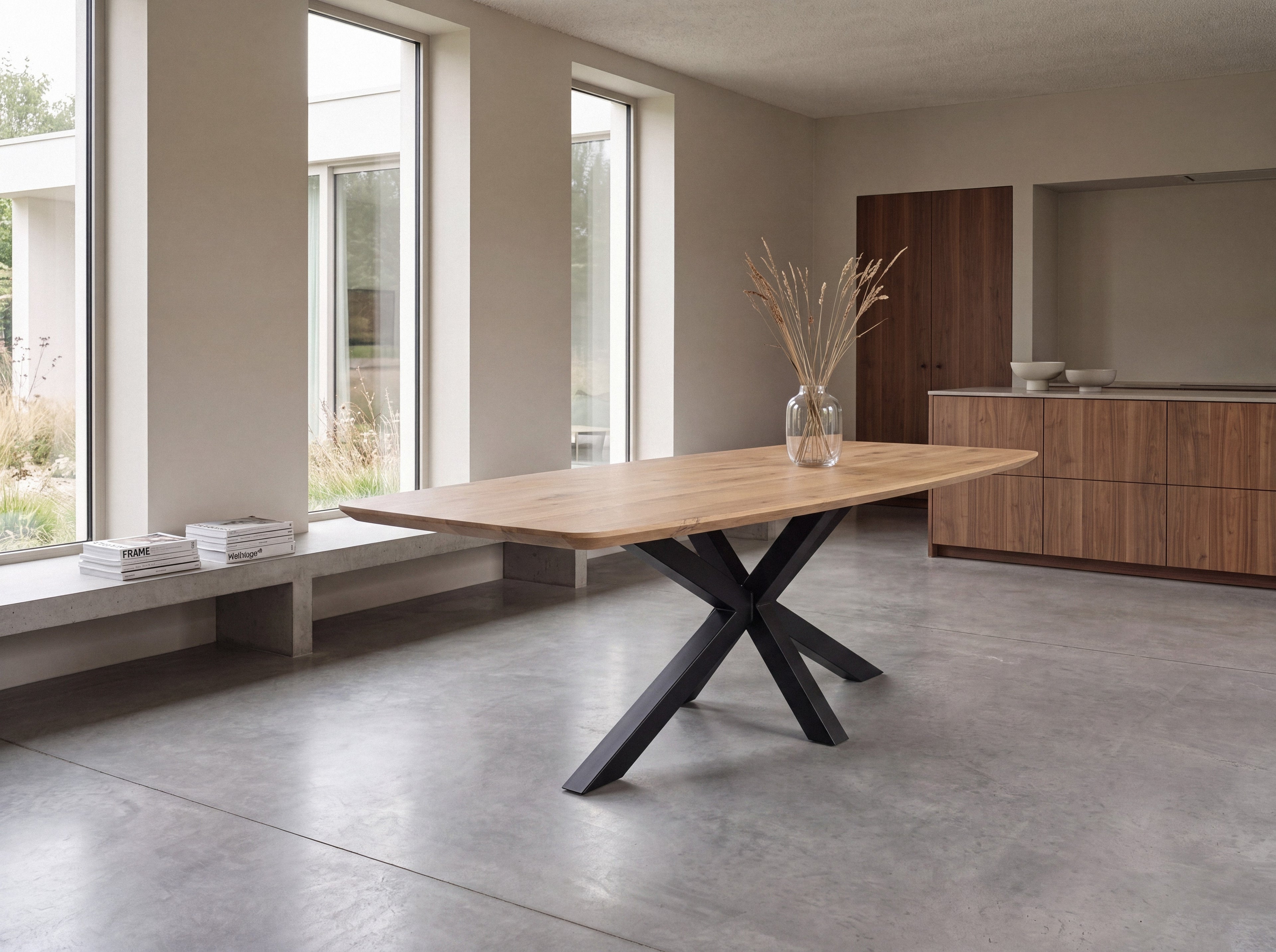 Deens ovale eiken eettafel Thora