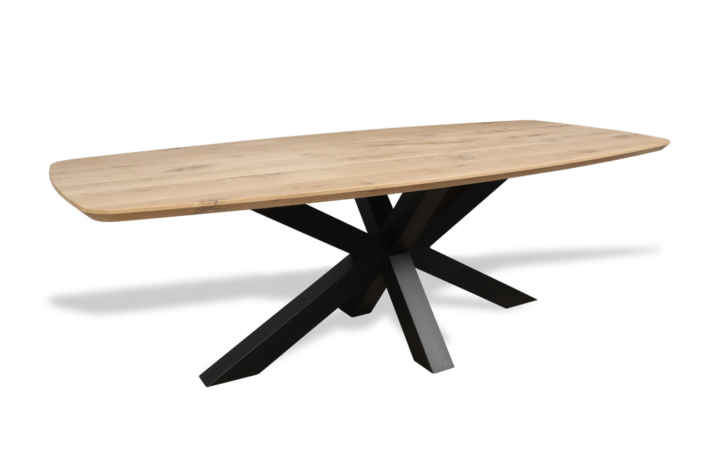 Deens ovale eiken eettafel Astrid