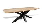 Deens ovale eiken eettafel Astrid