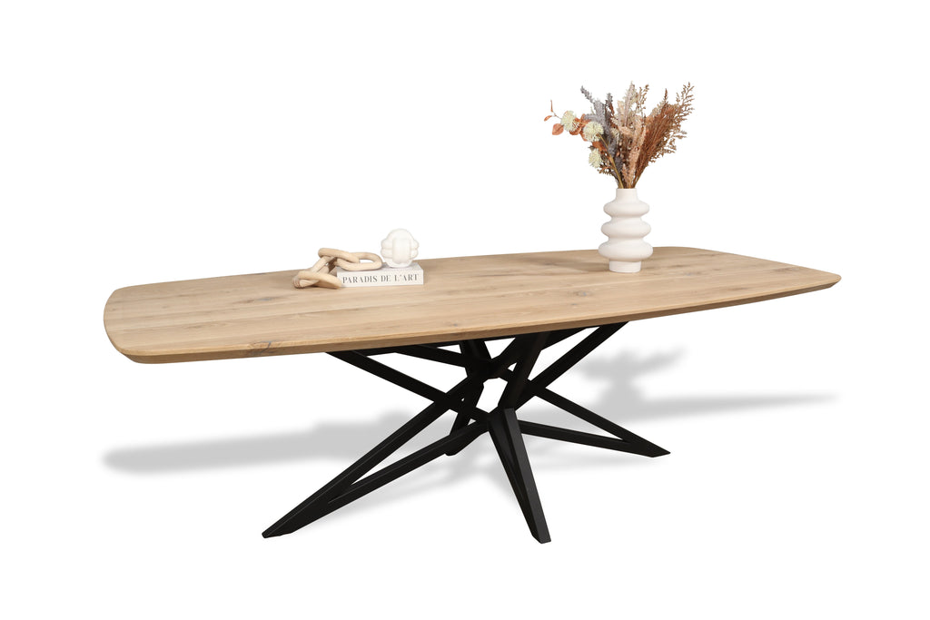 Deens ovale eiken eettafel Merete – PUUR met Hout