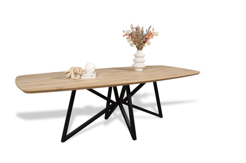 Deens ovale eiken eettafel Silje