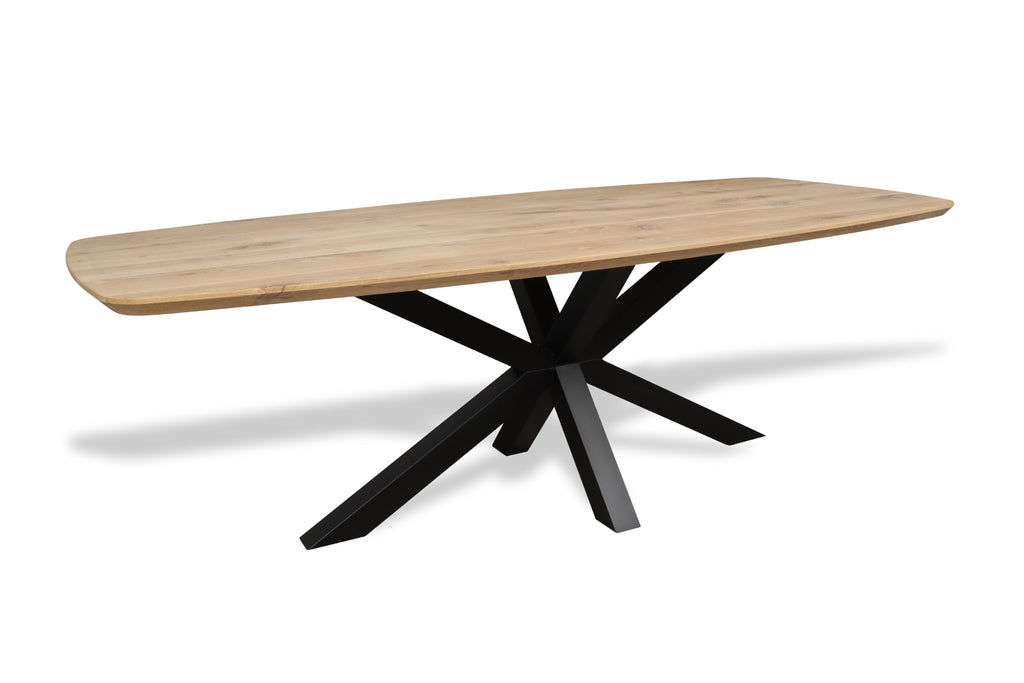 Deens ovale eiken eettafel Thora – PUUR met Hout