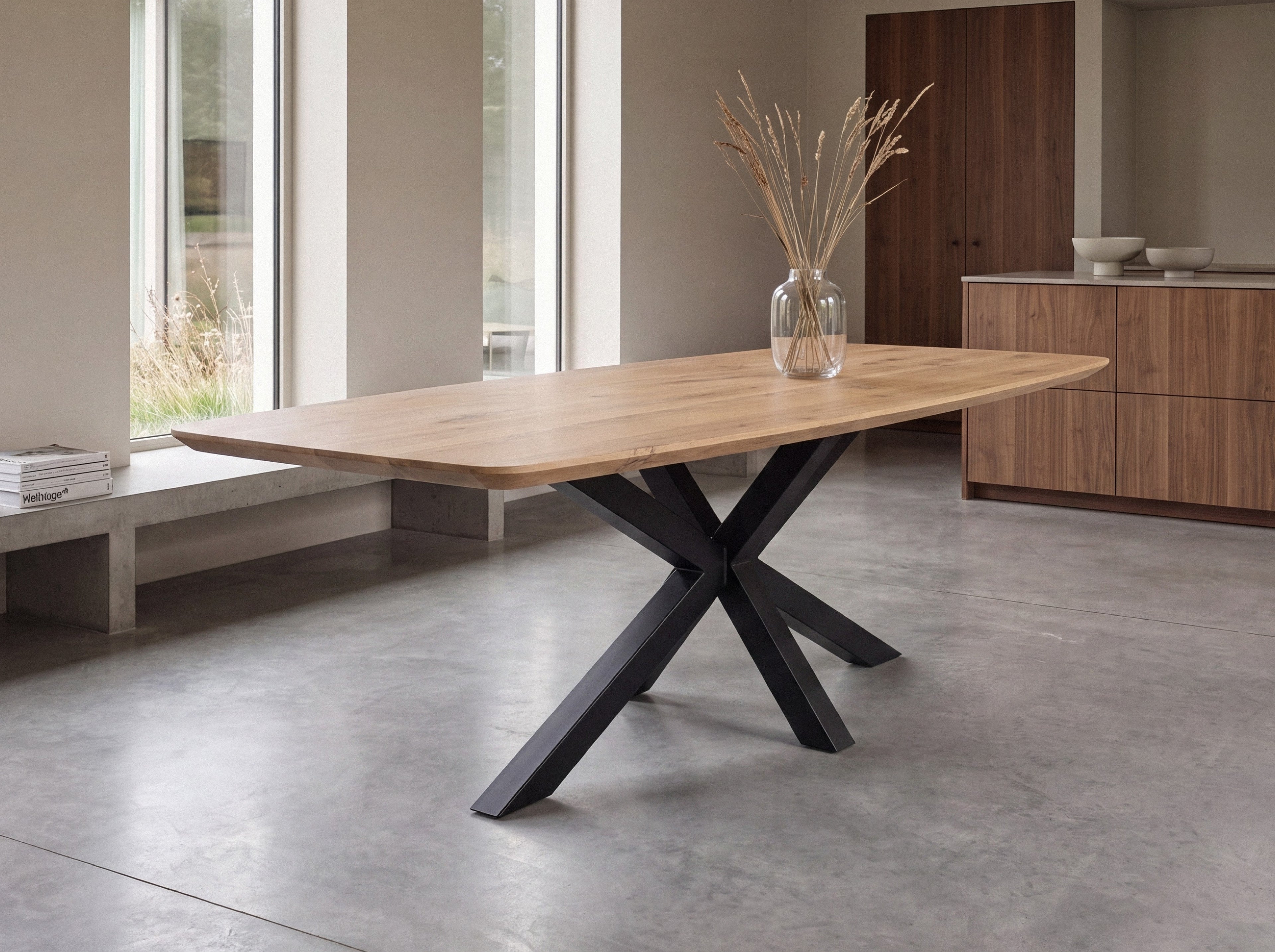 Deens ovale eiken eettafel Thora