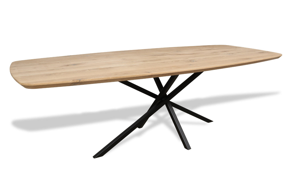 Deens ovale eiken eettafel Thurid – PUUR met Hout