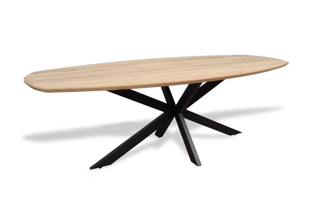 Zweeds ovale eiken eettafel Harald