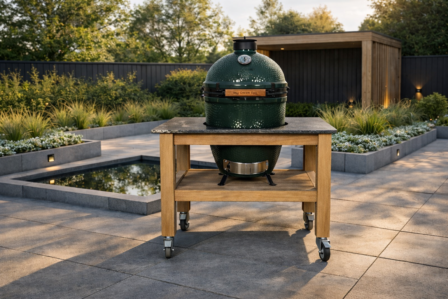 Eiken buitenkeuken Easy - Barbecue tafel