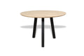 Eiken ronde eettafel Anders