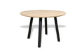 Eiken ronde eettafel Axel