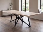 Eiken boomstam eettafel Hannah