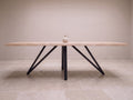 Eiken boomstam eettafel Isak
