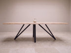 Eiken boomstam eettafel Isak