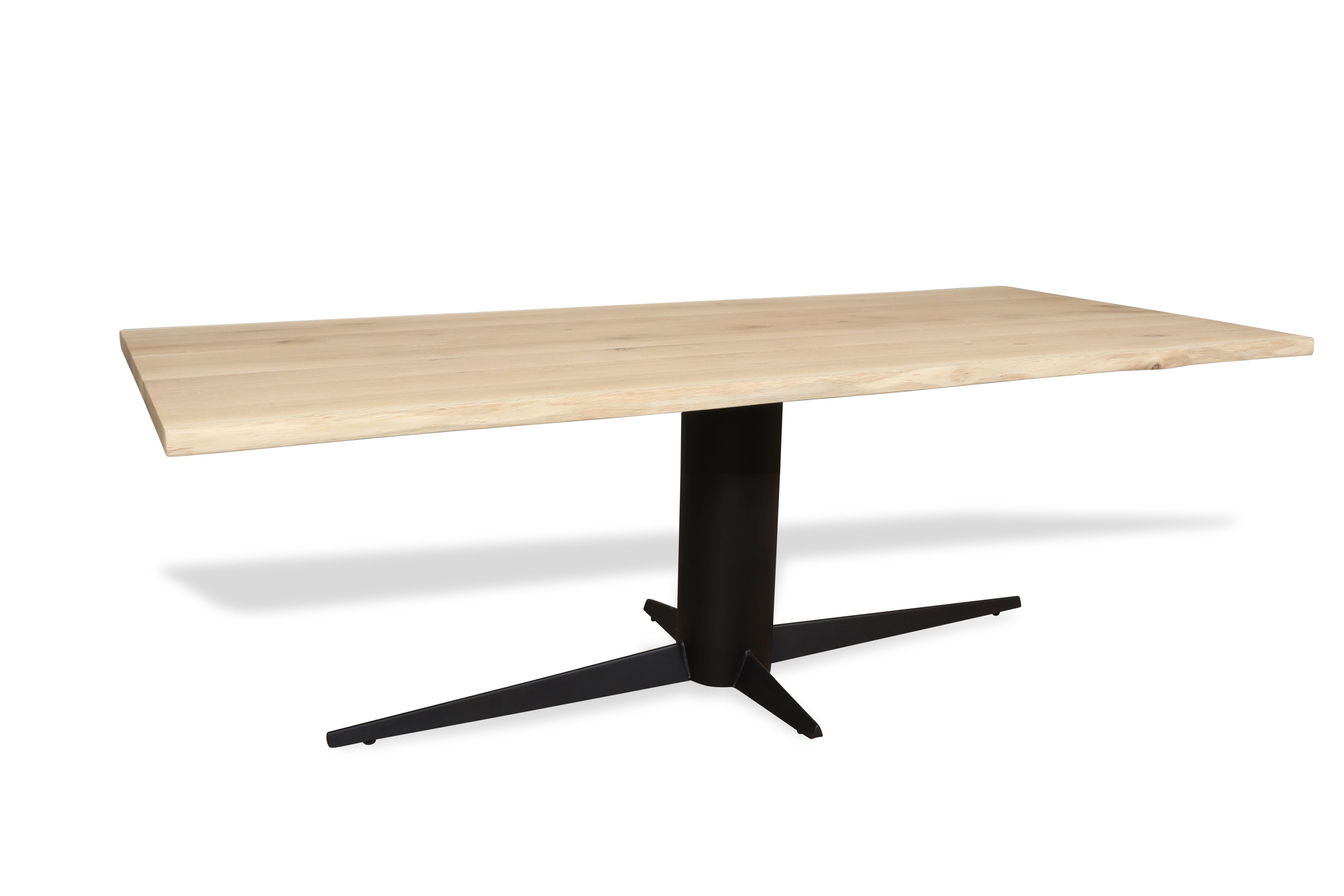 Eiken boomstam eettafel Siri