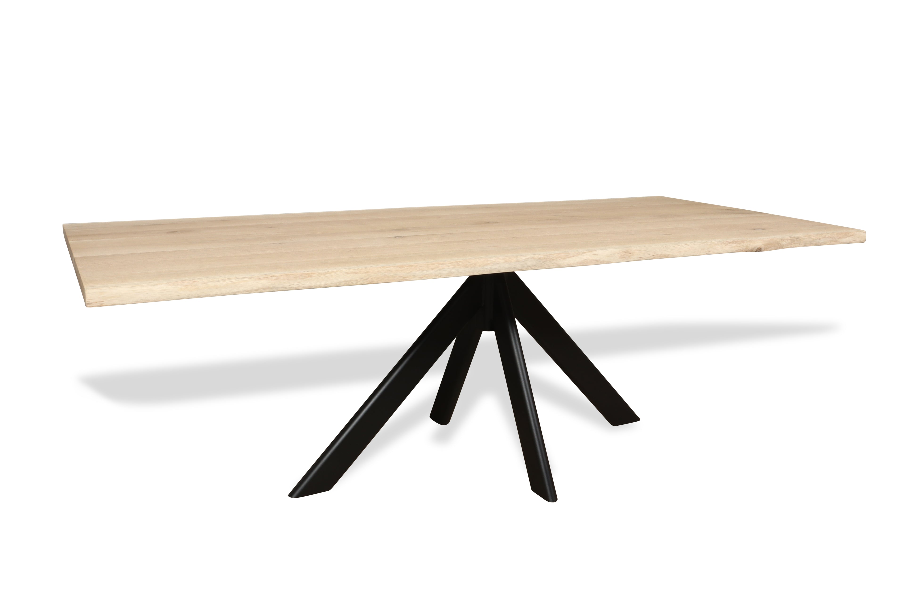 Eiken boomstam eettafel Stine