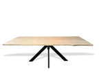 Eiken boomstam eettafel Stine