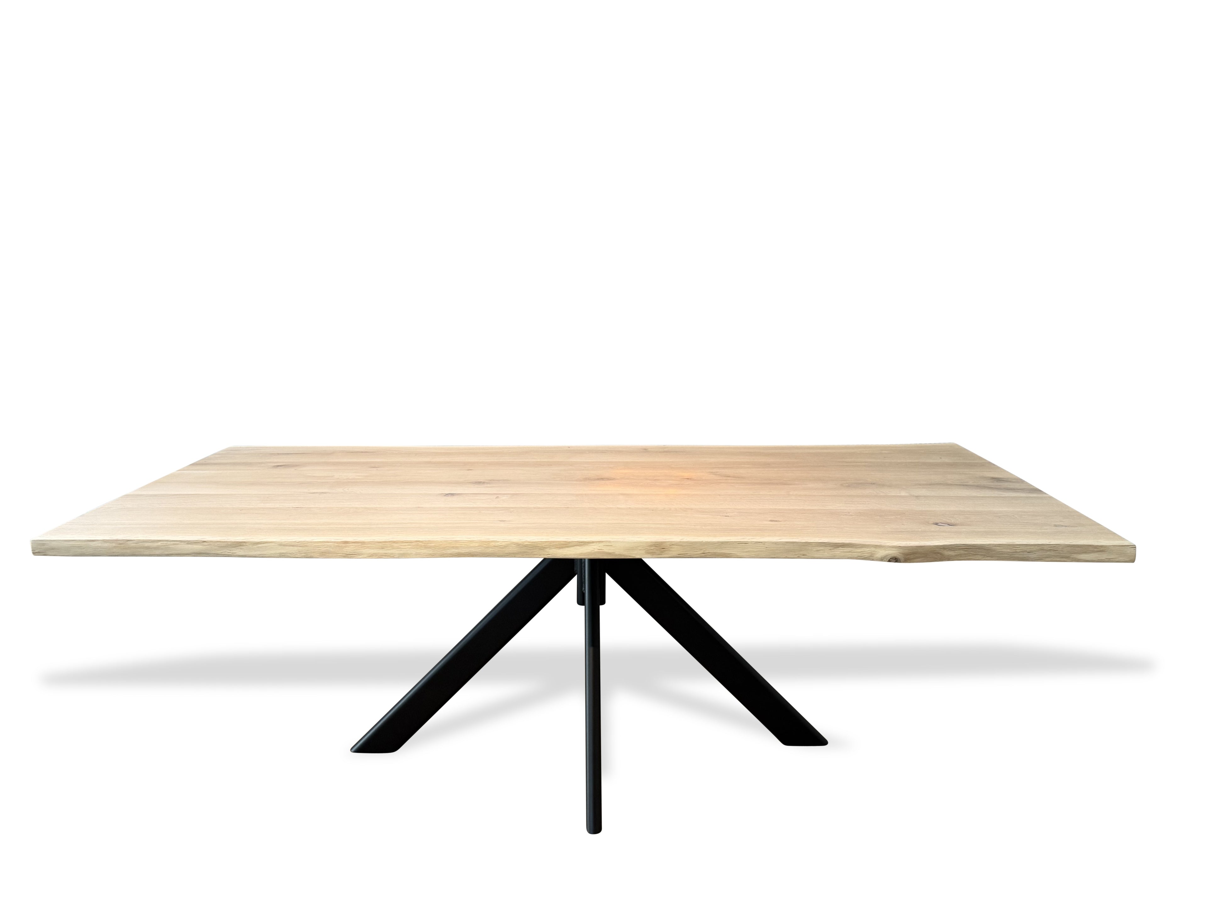 Eiken boomstam eettafel Stine