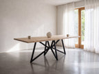 Eiken boomstam eettafel Hannah