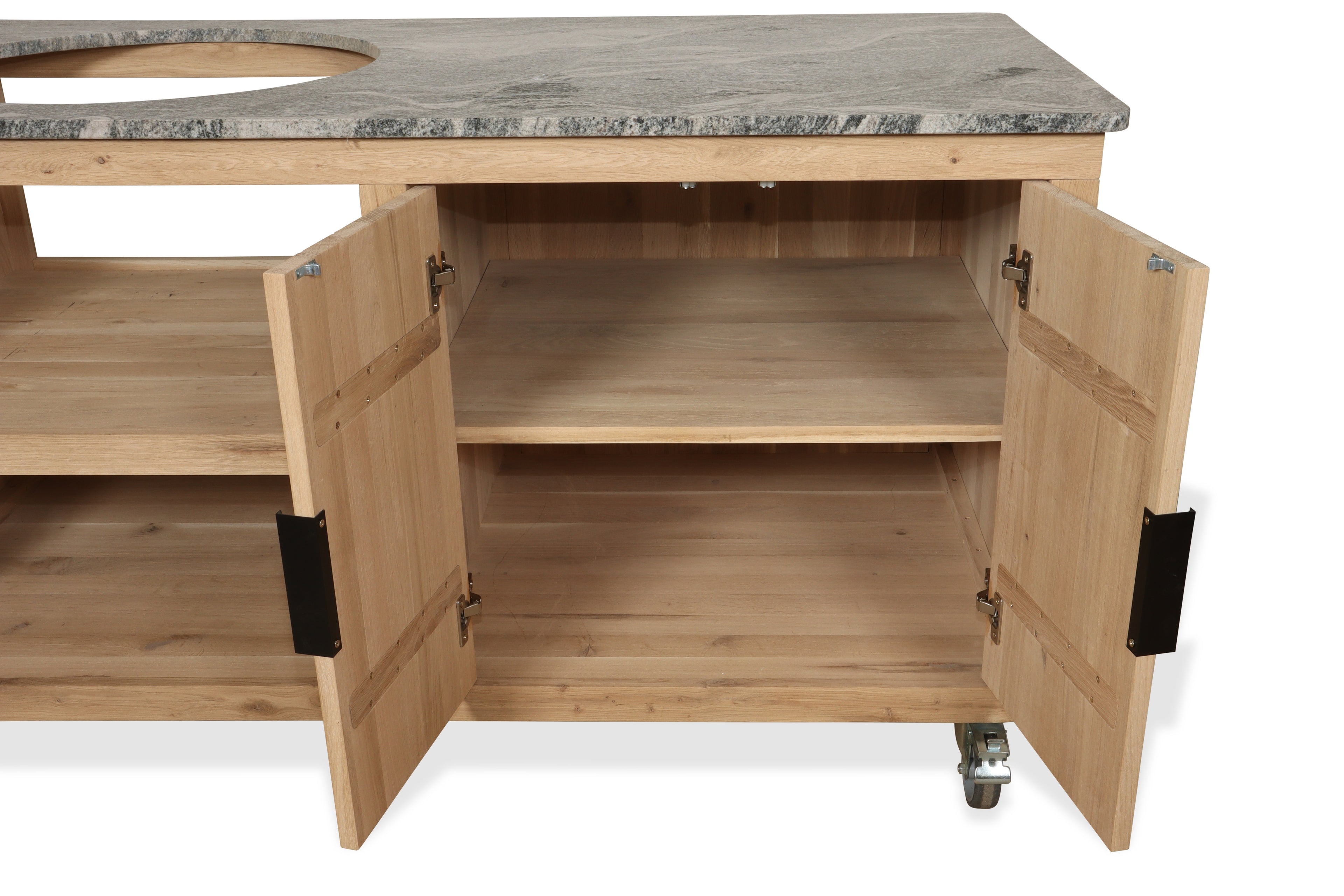 Eiken buitenkeuken Compact - Barbecue tafel