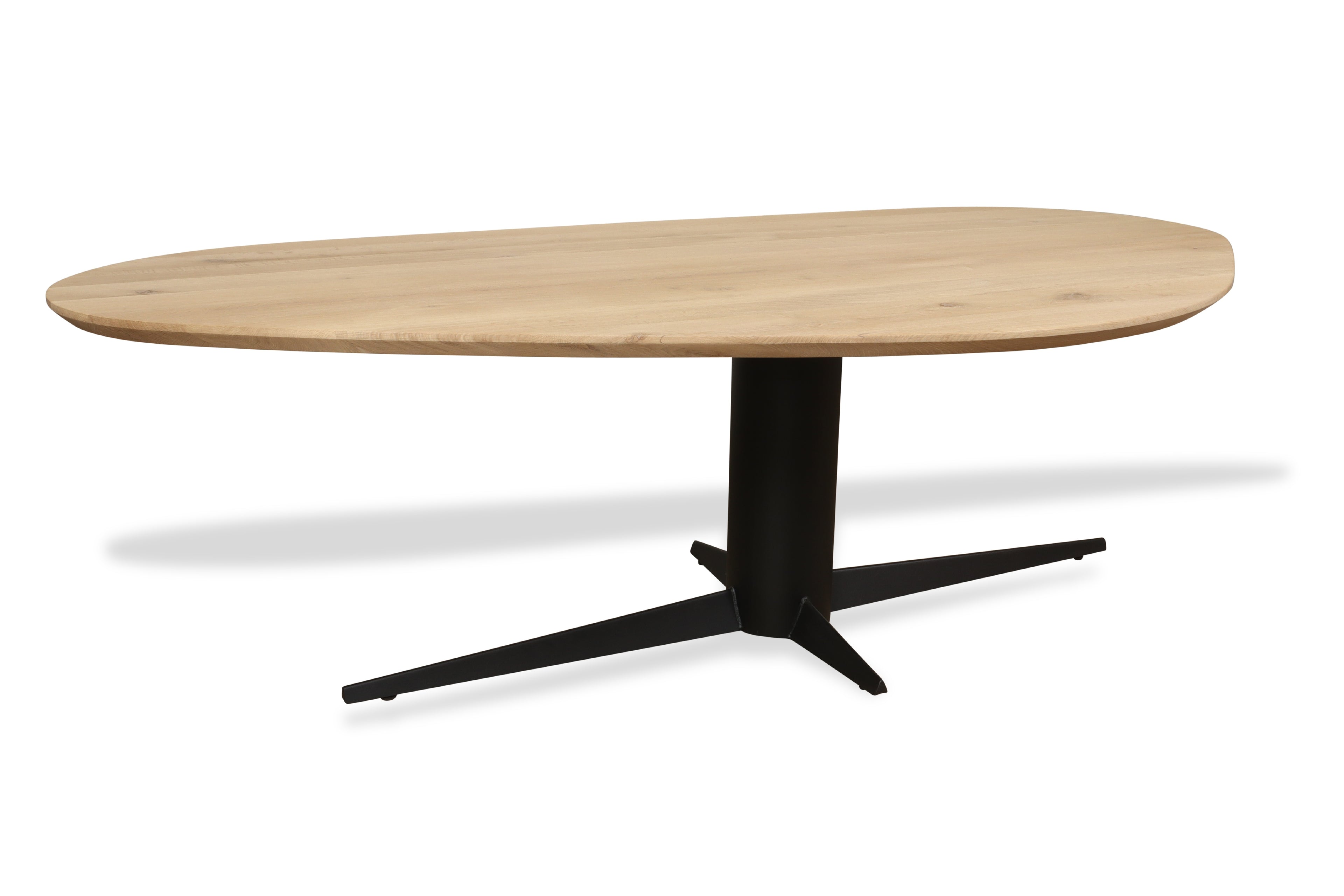 Organische eiken eettafel Svea