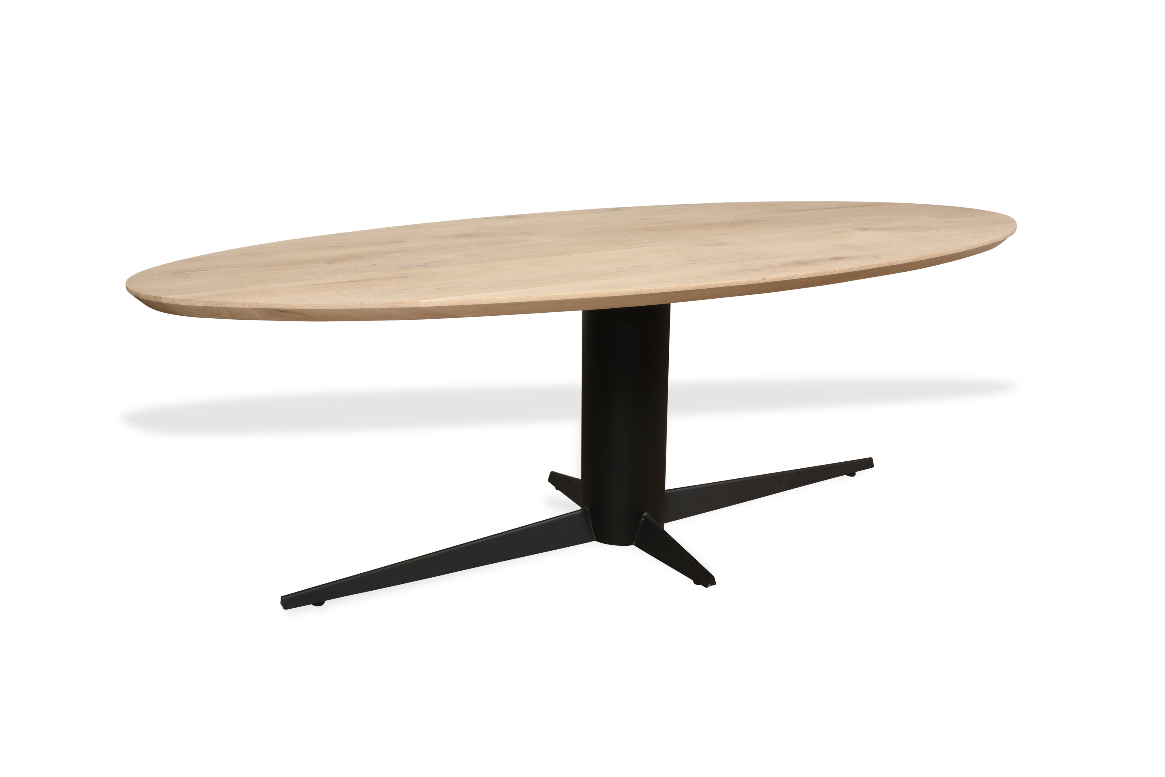 Ovale eiken eettafel Nora