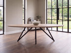 Ovale eiken eettafel Nissa