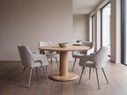 Eiken ronde eettafel Ayla