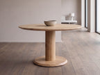 Eiken ronde eettafel Ayla