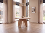 Eiken ronde eettafel Yara