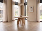 Eiken ronde eettafel Yara