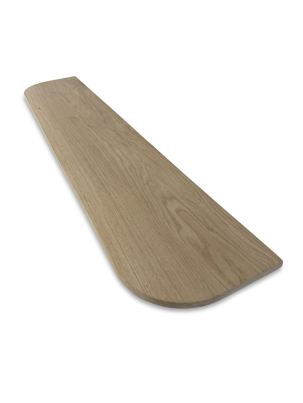 Eiken wandplank afgerond 40mm