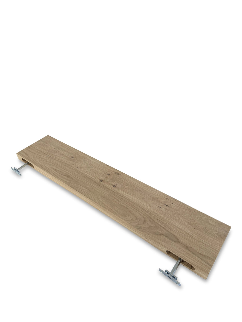 Eiken wandplank rechte rand 40mm
