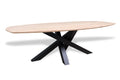 Zweeds ovale eiken eettafel Esben