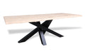 Eiken boomstam eettafel Freydis