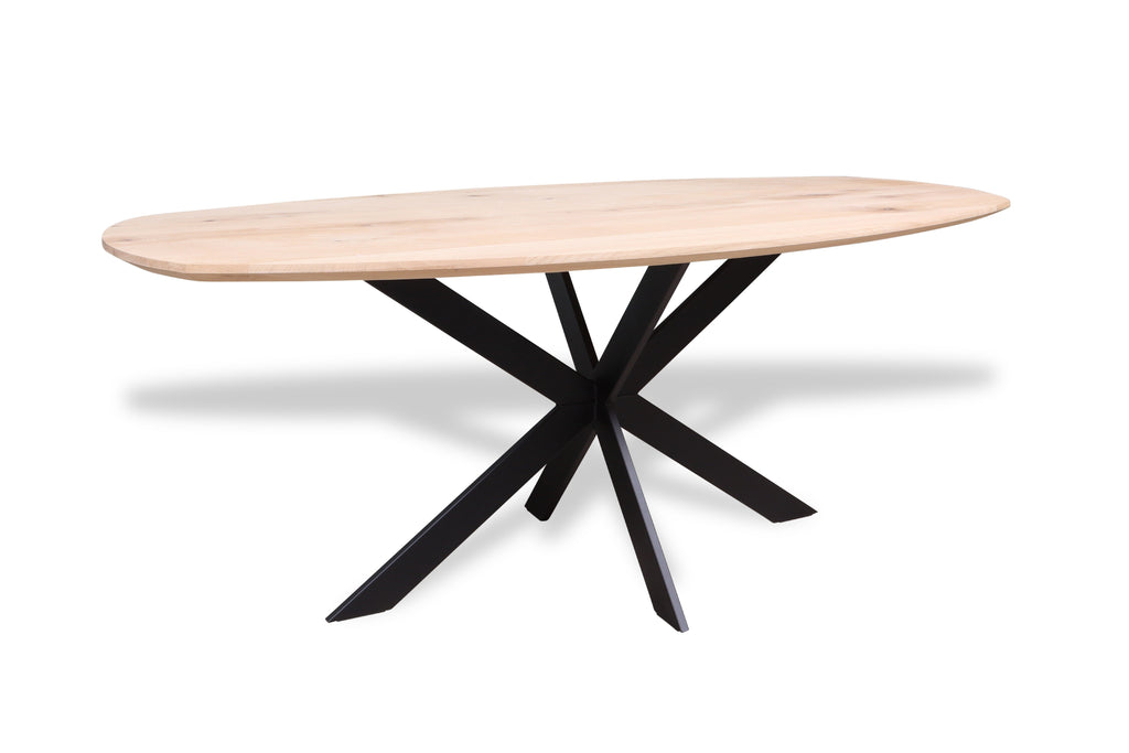Zweeds ovale eiken eettafel Frida