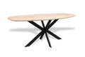 Zweeds ovale eiken eettafel Frida
