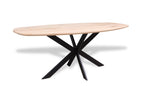 Zweeds ovale eiken eettafel Frida