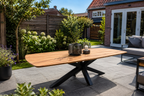 Tuintafel Deens ovaal guyana teak massief