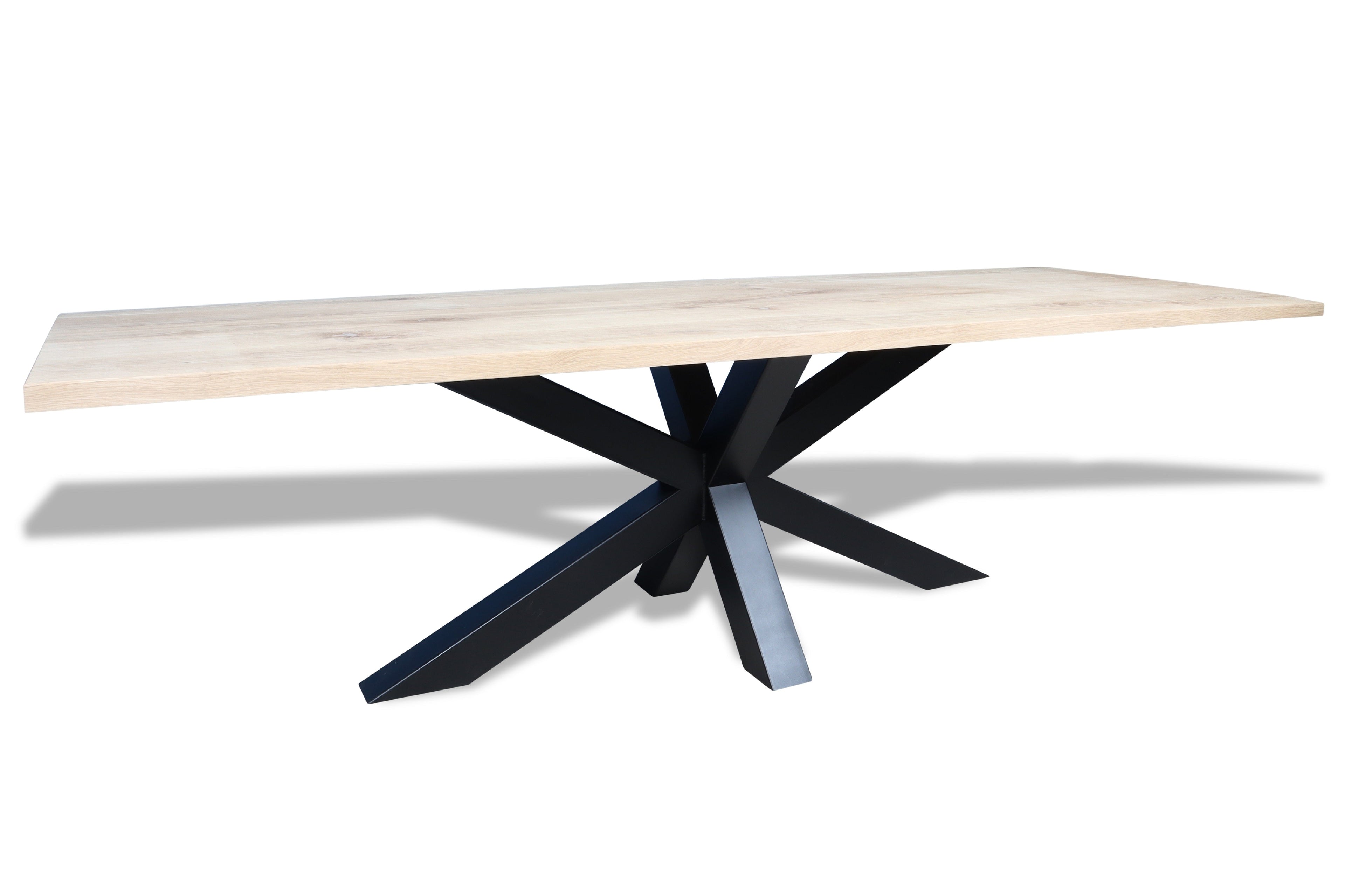 Rechthoekige eiken eettafel Hakon