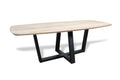 Deens ovale eiken eettafel Hanzel